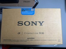 BRAND NEW Sony FX30 Digital Cinema Camera Body Super 35 with XLR Handle Unit