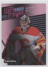 2023 Upper Deck Synergy Light Up The Night Rookies Pink 632/699 Dustin Wolf n7r