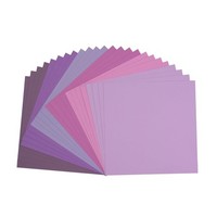 "Scrapbook Papier 216G 12\"X12\" 24 Blatt Violett Vaessen Creative Multipack"