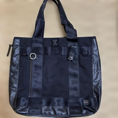 #ad #ad PORTER YOSHIDA HEAT Tote Bag 703 06971 Black $176.00