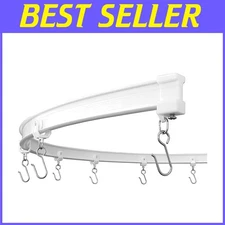 Flexible Hospital Curtain Track - 20ft Ceiling Mount