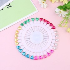 3 Set Fabric Embroidery Needle Pin Sewing Craft Heart Pins Supplies