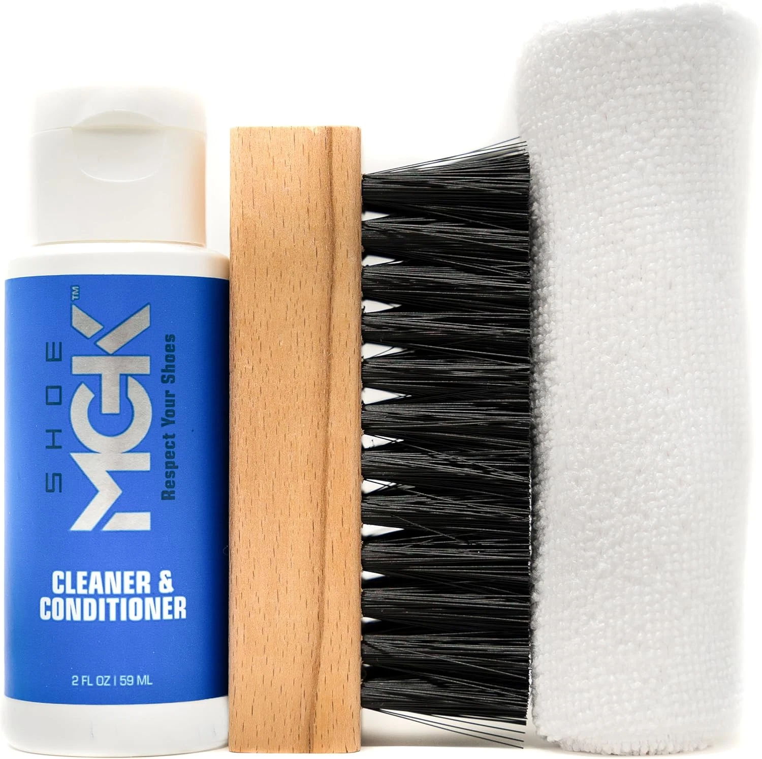 Essentials Travel Shoe Care Kit for Dirt, Grime and Everyday Shoe Care