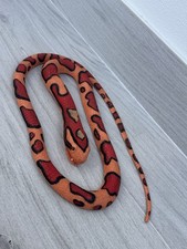 Realistic Rubber Toy Snake Corn Snake Pattern Orange Red Fake Snakes Prank Props