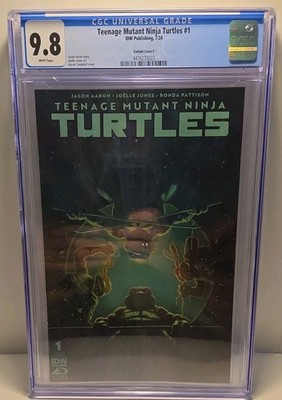 Teenage Mutant Ninja Turtles #1 Campbell variant CGC 9.8 NM/M Gorgeous Gem Wow