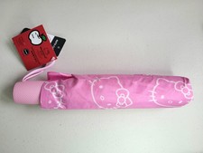 Sanrio Hello Kitty Umbrella Pink With Cover. Auto Open. NWT