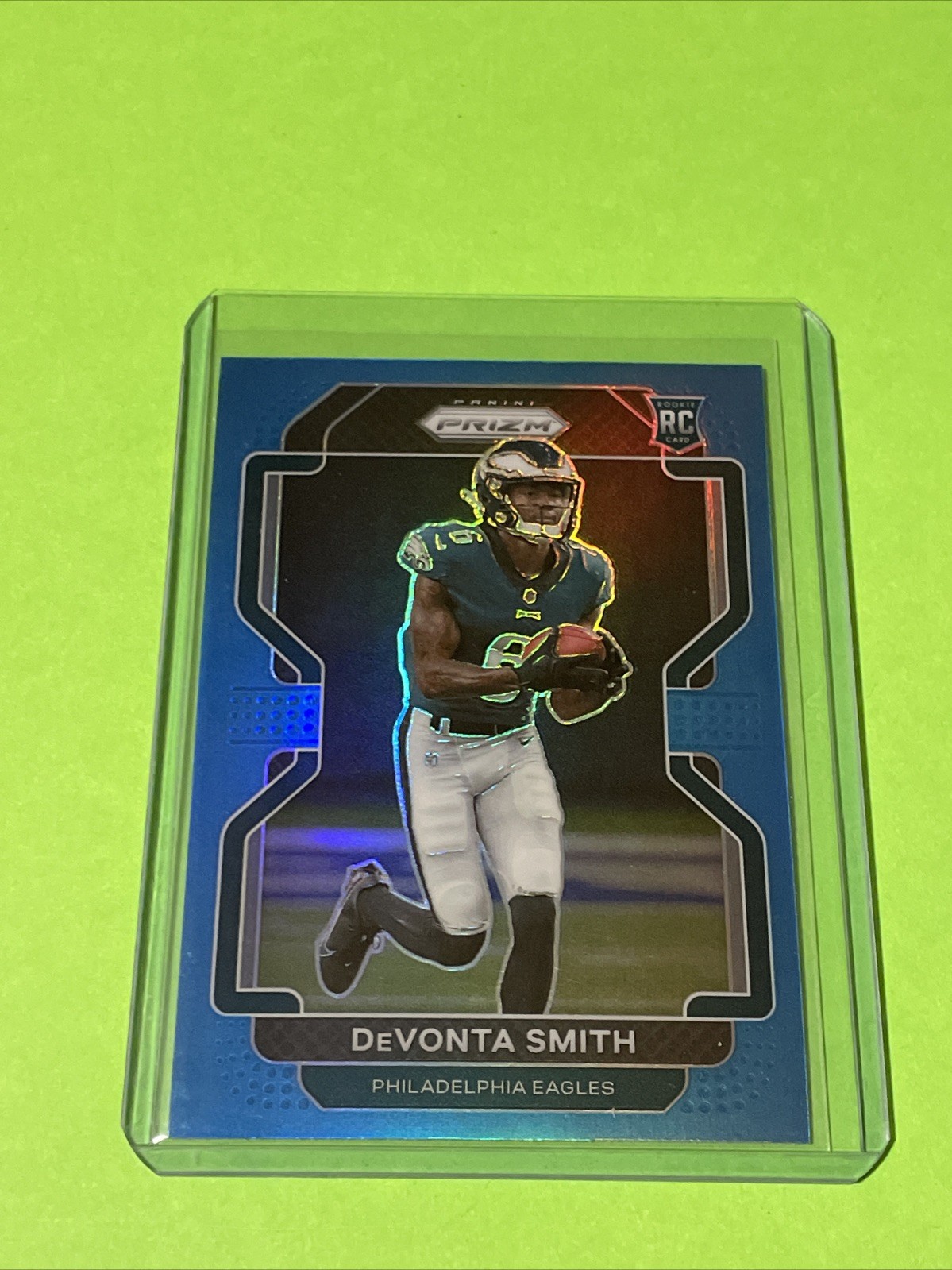 2021 Prizm DeVonta Smith RC Light Blue Rookie #335 Eagles
