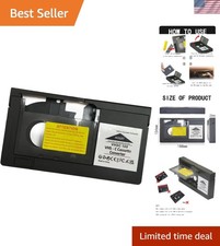 VHS-C Tape Cassette Adapter for Camcorders Motorized VHS VHS-C to VHS   Ideal...