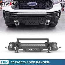 Steel Front Bumper Bull Bar For 2019-2023 Ford Ranger Truck Guard W2d-rings