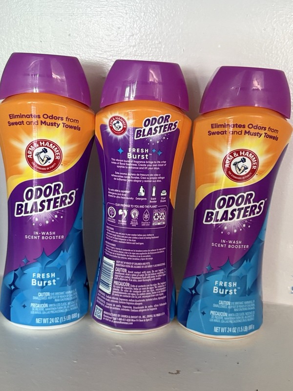 Arm & Hammer Odor Blasters Fresh Burst In-Wash Booster 24 oz 3-Pack