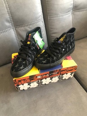 DC Shoes Men's Andy Warhol Manual Hi High-Top Shoes (ORIGINAL, reflective)