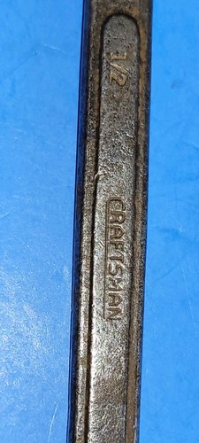 Vintage Craftsman Underline "C1" "5" 1/2" 12 Point Combination Wrench 1930-45 - Picture 11 of 13