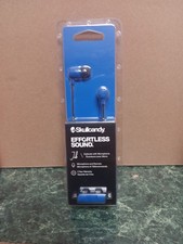 Skullcandy Jib Wired Earbuds 3.5mm AUX In-Line Mic Noise Isolating Cobalt Blue