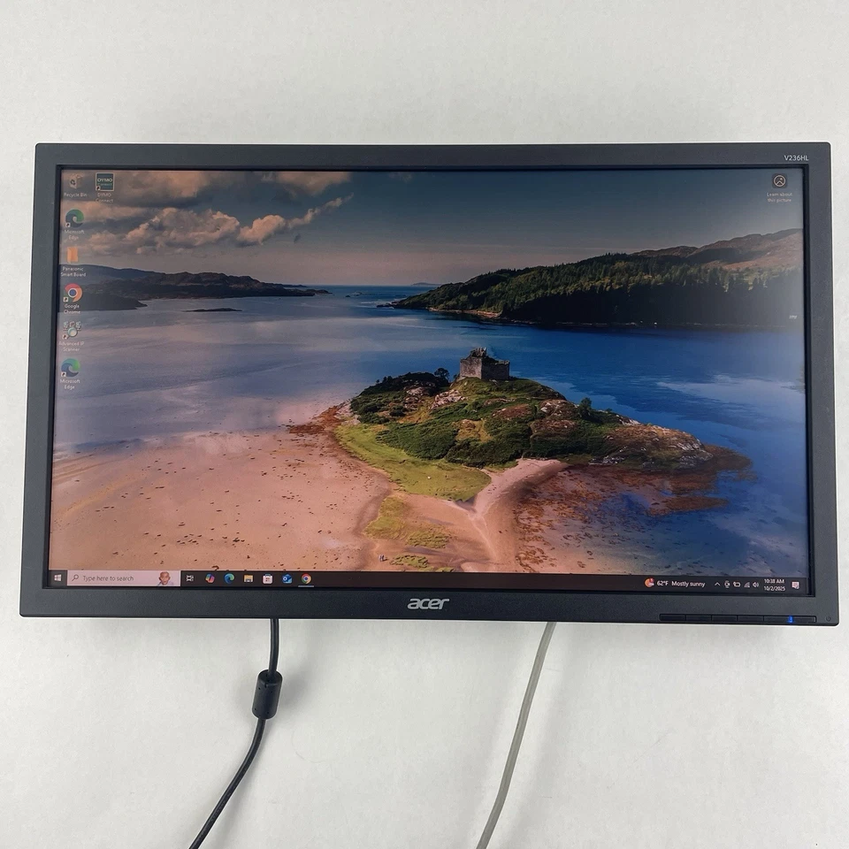 Acer V236HL LED Backlit Widescreen 1920x1080 16:9  Monitor Grade B - Image 3 of 4