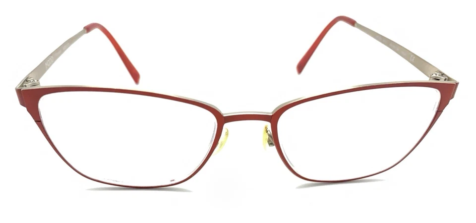 Monturas de gafas de metal Modo modelo 4212 titanio rojo ojo de gato 50-16 138 para mujer Foto 2 de 4