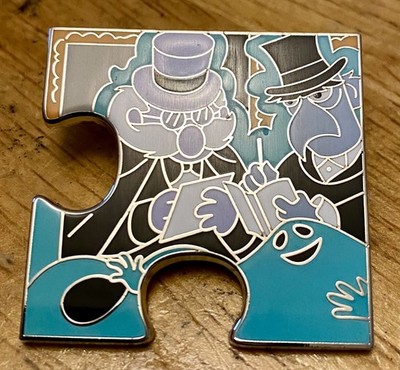 Sam Eagle & Pops Ghost Muppets Haunted Mansion Puzzle Pin Limited Edition LE 700