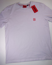HUGO BOSS Pastel Purple Dilur Logo 100% Cotto...