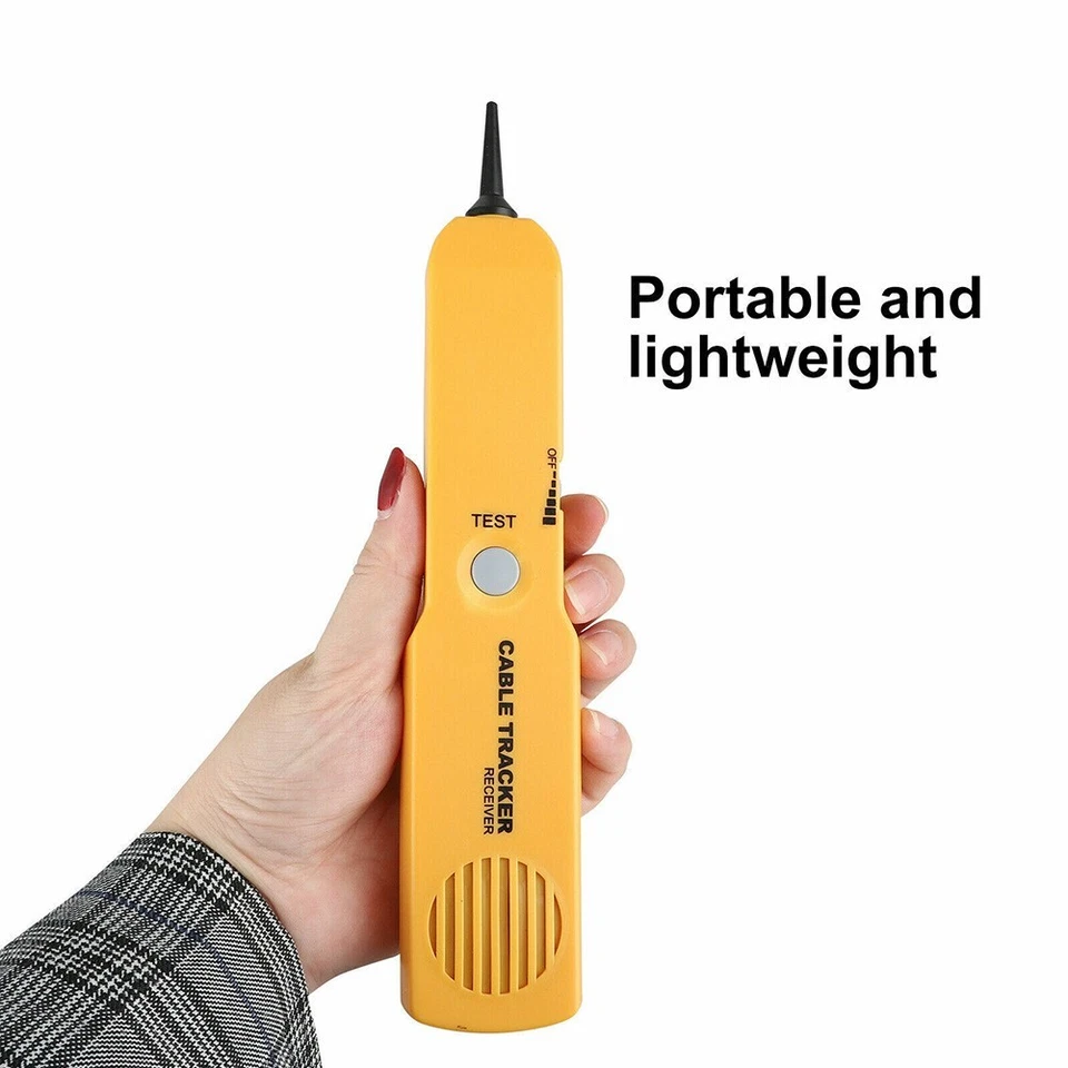 Kabelgebundener Netzwerkkabeltester verfolgt Dr?hte von Quelle zu Terminal gena - Bild 4 von 4