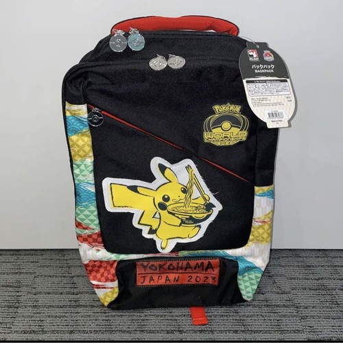 Pokemon Campionati Mondiali 2023 Yokohama Pikachu Zaino Centro dal Giappone
