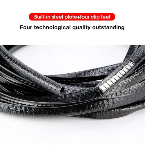 *33Ft Car Door Edge Guard Molding Trim Rubber Edge Strip Seal Protector U-Shape - Picture 11 of 21