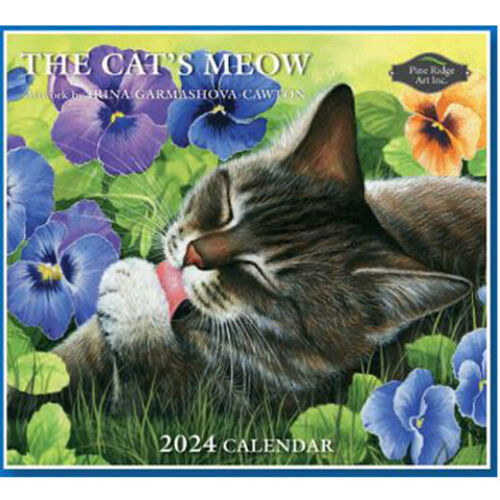 Pine Ridge 2024 Calendar The Cats Meow Calendar Fits Wall Frame - Photo 1 sur 3