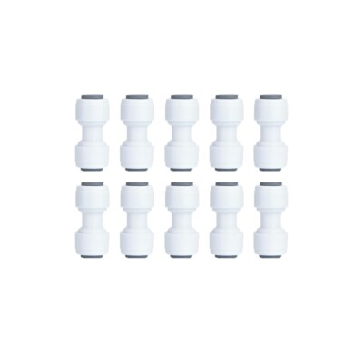 #ad #ad 10 PCS 1 4quot;x1 4quot; Water Line NSF Certified Push in Straight Connect Fittings $8.54