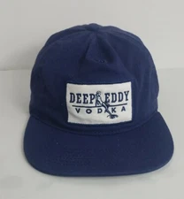 Deep Eddy Vodka Austin Texas Blue Patch Snapback Hat