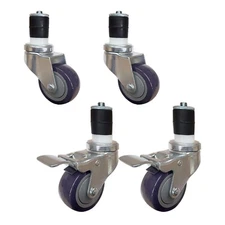 3 in. Casters for Stainless Steel Work Table SET OF 4