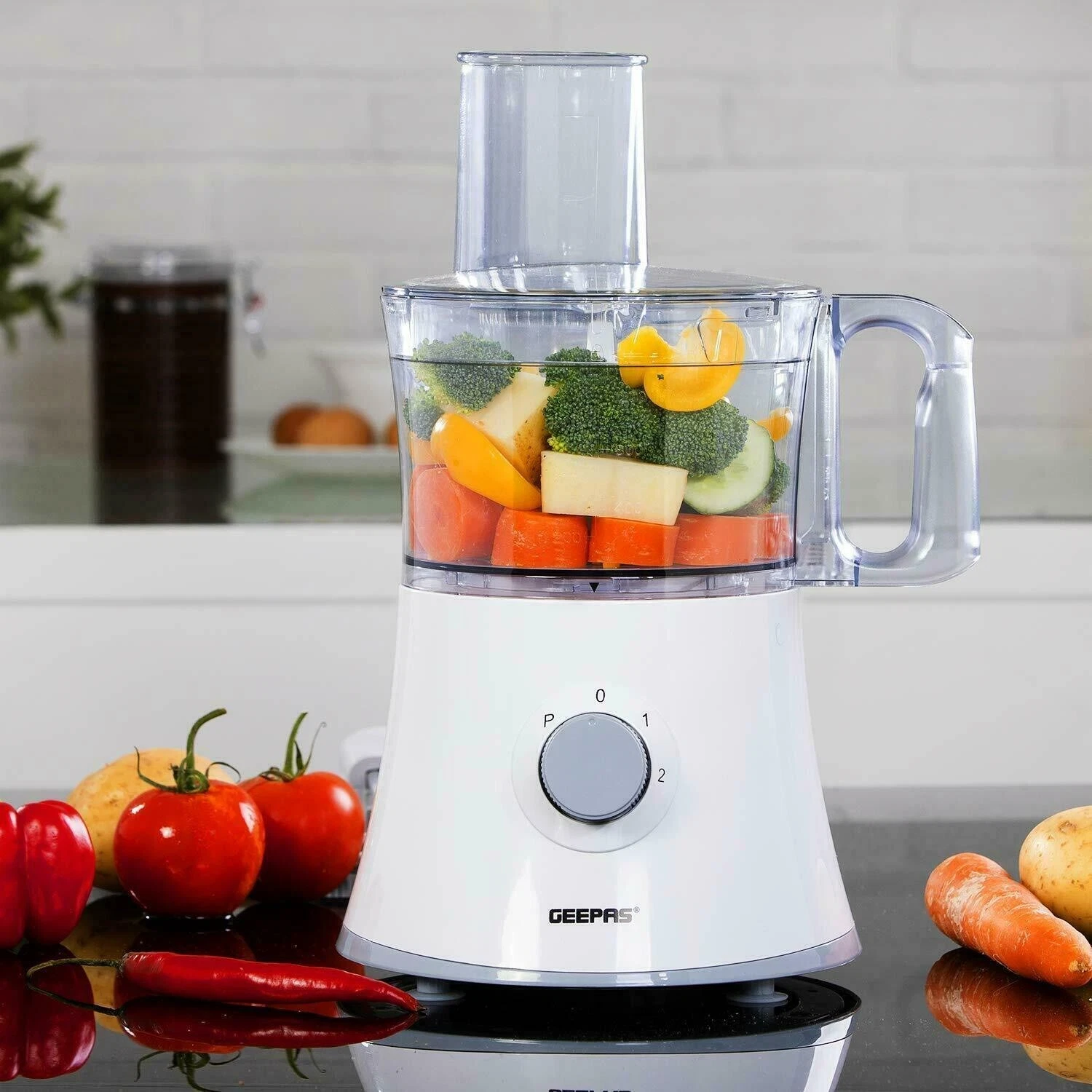 10 in 1 Food Processor Blender Chopper Dough Mixer Juicer Grinder Smoothie Maker