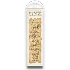 Authentic Papyrus Bookmark w Bible Verse-The Ten Commandments… Ex 20:3-17