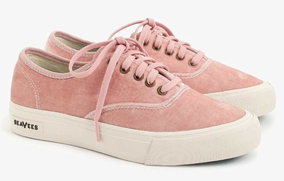 Seavees velvet sneakers discount