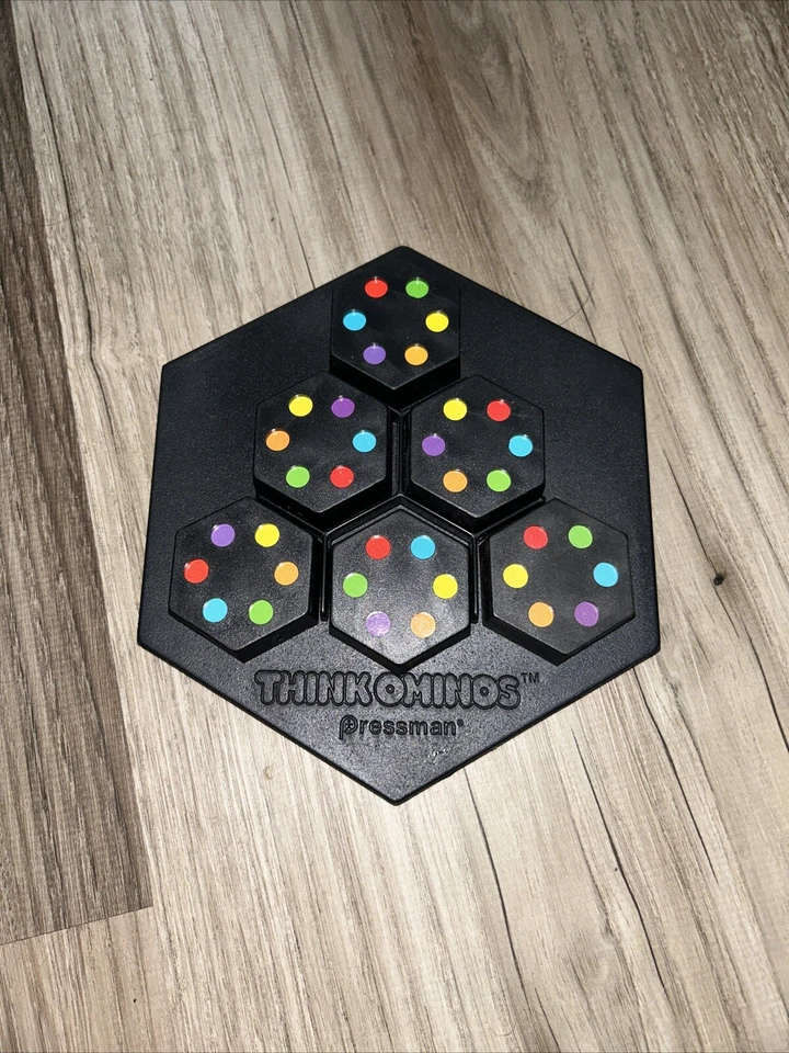 Think Ominos 1984 Pressman Game Domino Teaser Foto 2 de 3