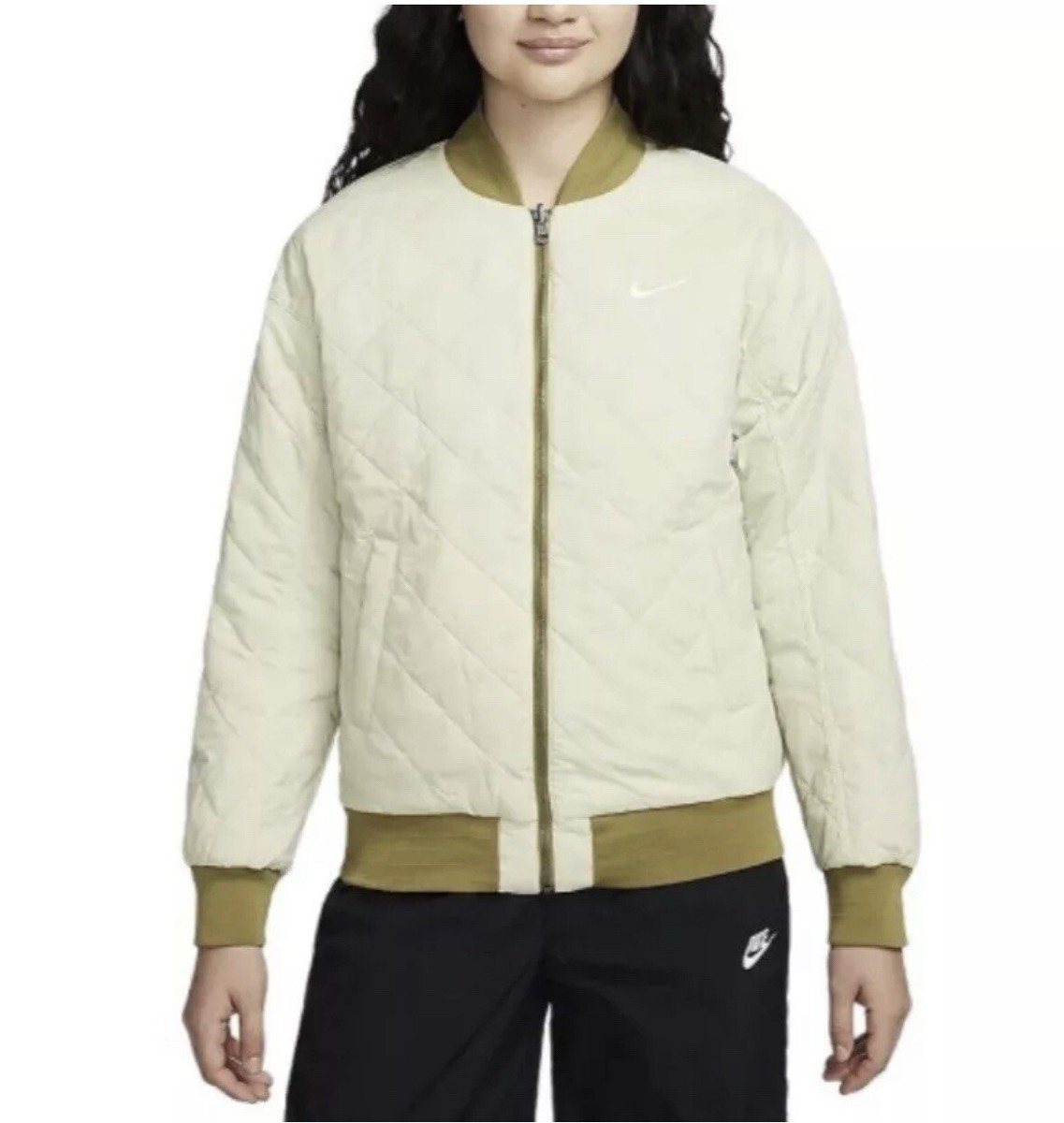 ジャケット NIKE Woman Jacket Beige HJ1007 297 ナイキ NIKE レディース クロスジャケット ナイキ ウィメンズ DF