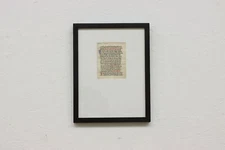 Medieval Illuminated 1500s Latin Painted Vellum Manuscript #53904