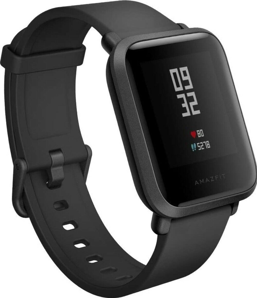 Amazfit A1608B Bip Smartwatch, Activity Tracker, GPS, 30 Day Charge (Black onyx) Populair zelfgemaakt
