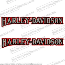 Fits Harley-Davidson Fuel Tank Decal Style 29 - Metallic Silver - 2002 FLSTSI