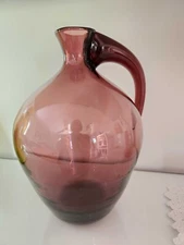 REDUCED.  Blenko 5424 Amethyst Jug