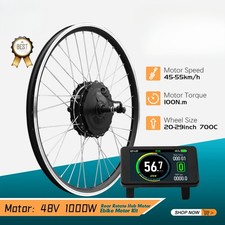 48V 1000W Mountain Electric Bicycle High Speed Brushless Gear Rear Rotate Motor