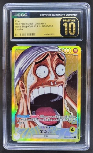 2025 ONE PIECE JP ENEL LEADER OP05-098 CGC 10 PRISTINE A PT
