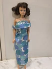 Vintage 1958 Mattel Midge Barbie Doll Dark Brown Hair & Freckles Cute Dress Read