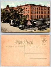 Niagara Falls New York International Falls Old Cars Postcard AE478