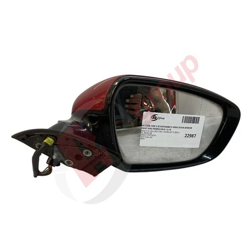 KIA CEED CRDI 2 ECODYNAMICS WING DOOR MIRROR RIGHT SIDE POWER FOLD 12-15