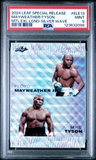 2024 SILVER WAVE #ELE13 FLOYD MAYWEATHER/MIKE TYSON 12/25 PSA 9