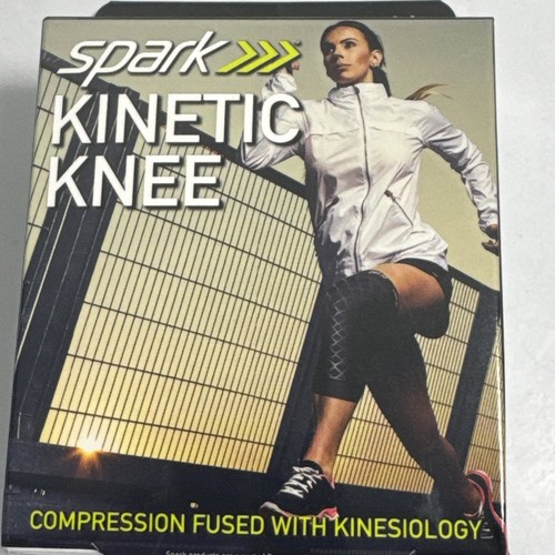 Brand New Spark Kinetic Knee Compression Fused W/ Kinesiology Sleeve Sz Medium M - Picture 2 of 8
