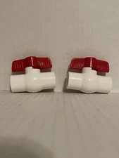 2 PVC 1/2” Slip Ball Valve
