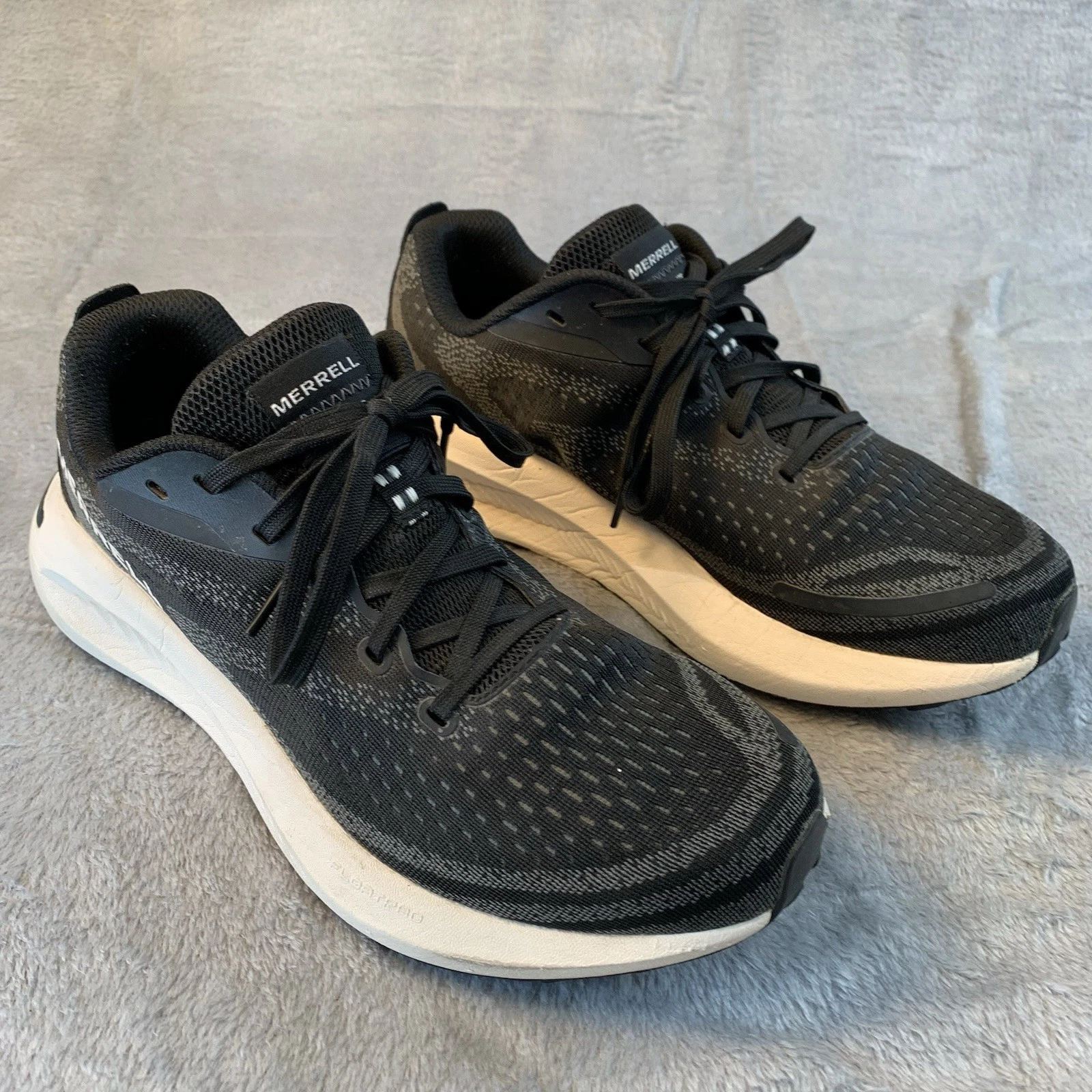 Merrell Morphlite Trail Running Shoes Mens Size 8 Black J068167 Sneakers