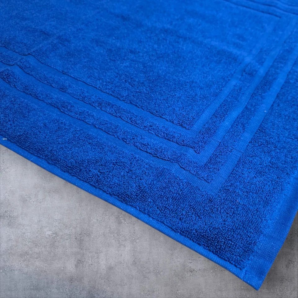 Duschvorleger 50 x 70 cm Badvorleger Vorleger Badematte Badteppich blau - Bild 4 von 4