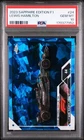 Lewis Hamilton 2023 Topps Chrome F1 SAPPHIRE EDITION #24 PSA 10 GEM MT Pop 3