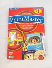 Broderbund Print Master Gold Version 18