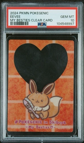 PSA 10 EEVEE Pokegenic In Shibuya My Besties Clear Card Campaign POP 1 Pokemon